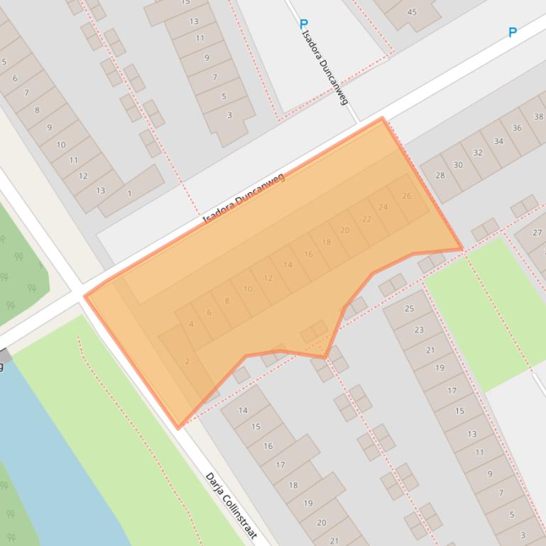 Kaart van postcodegebied 1326SR.