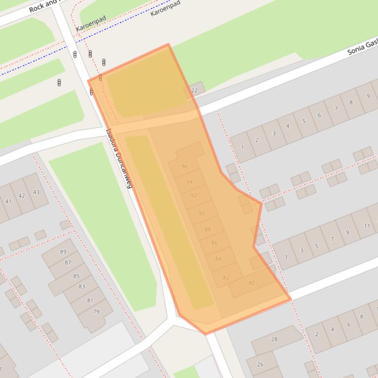 Kaart van postcodegebied 1326SX.