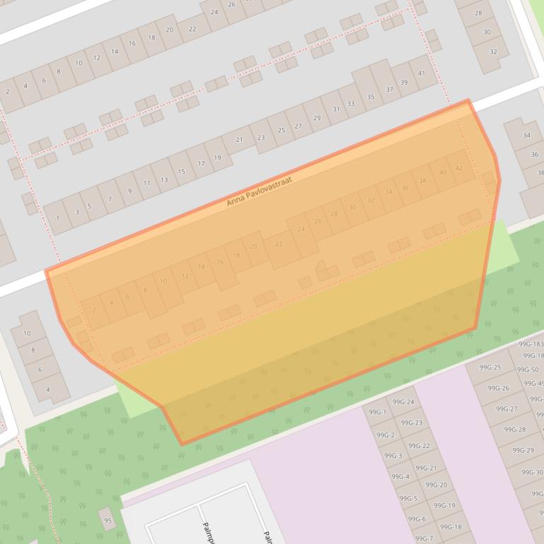 Kaart van postcodegebied 1326TK.