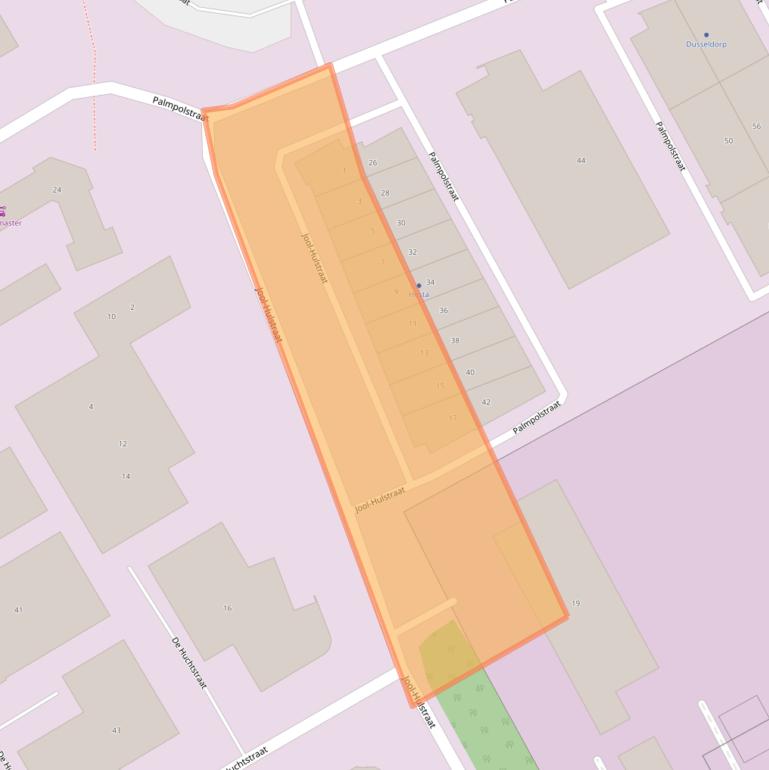 Kaart van postcodegebied 1327HB.