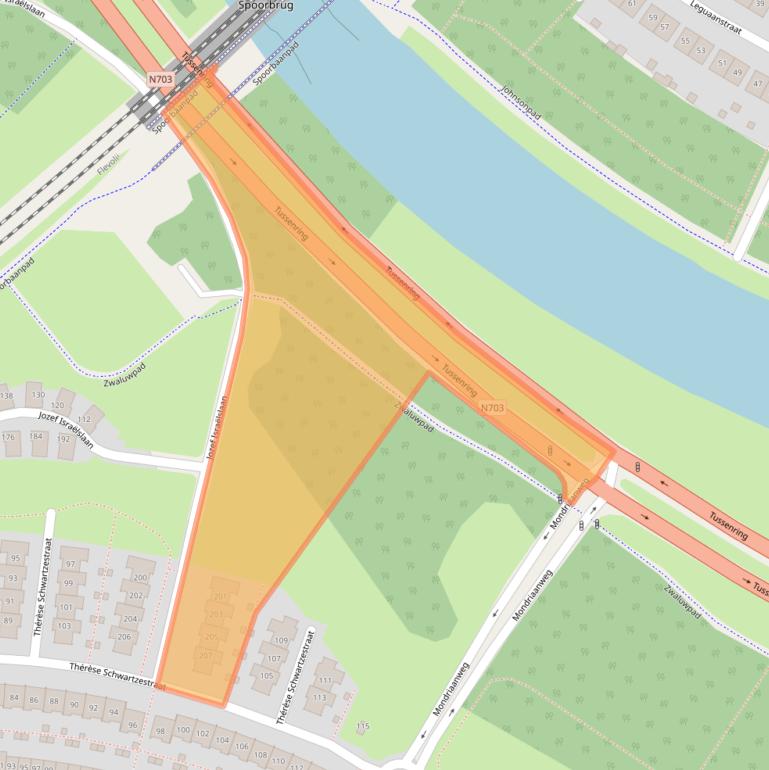 Kaart van postcodegebied 1328CJ.