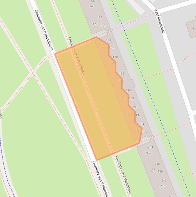 Kaart van postcodegebied 1328HP.