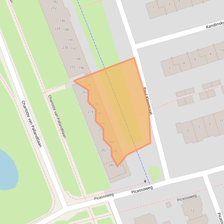 Kaart van postcodegebied 1328HR.