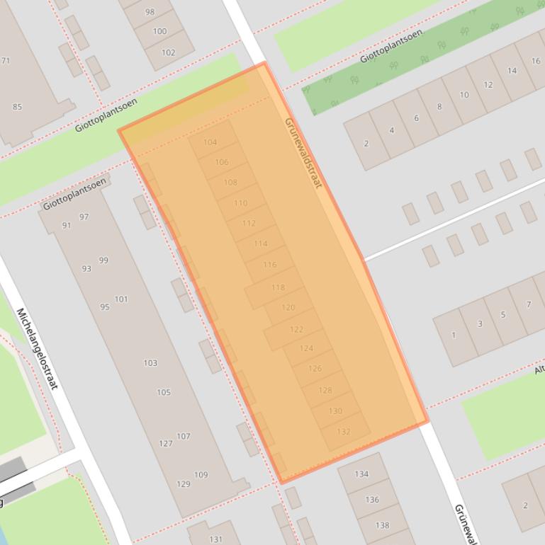 Kaart van postcodegebied 1328VG.