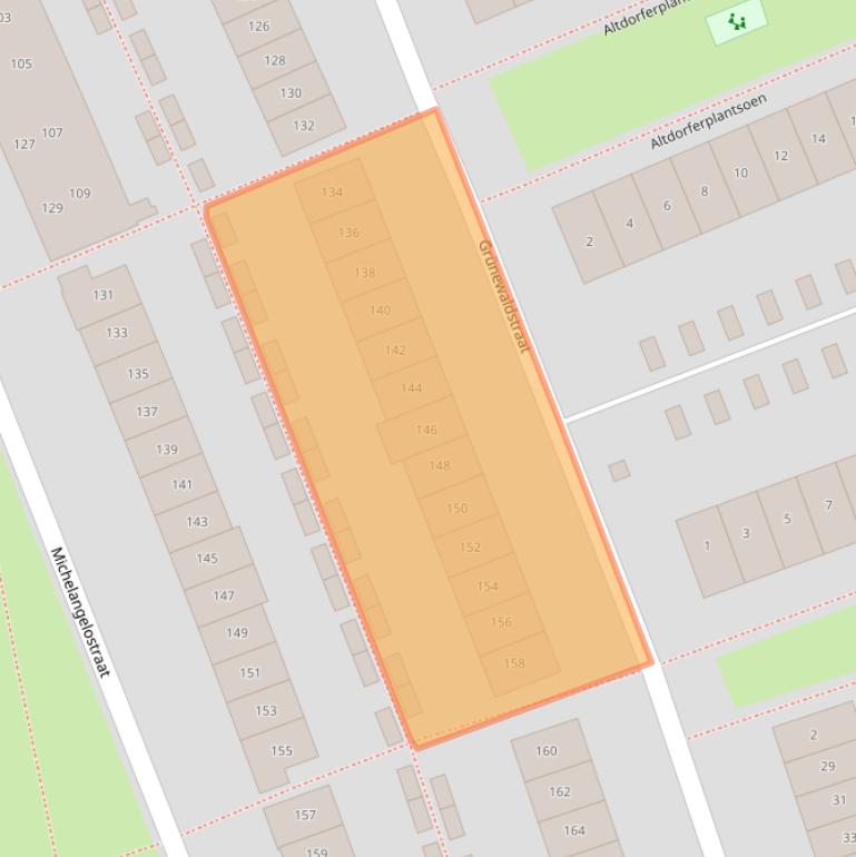 Kaart van postcodegebied 1328VH.