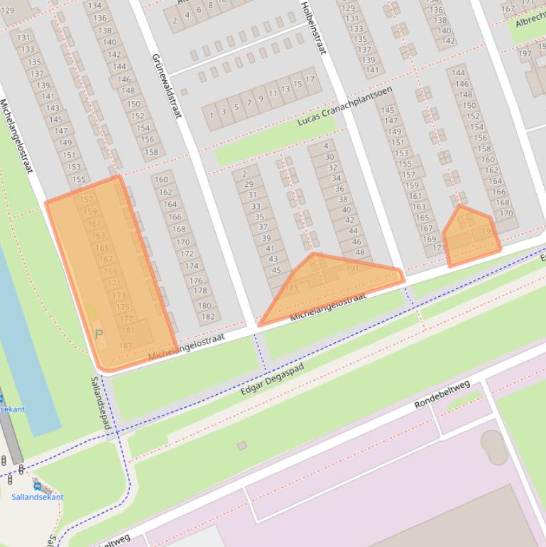 Kaart van postcodegebied 1328VX.