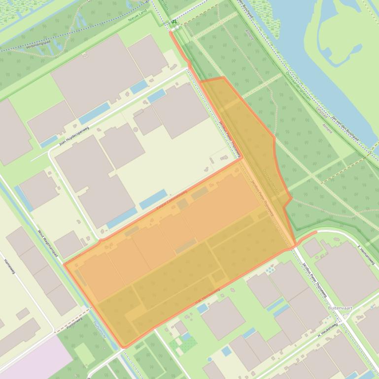 Kaart van postcodegebied 1331GA.