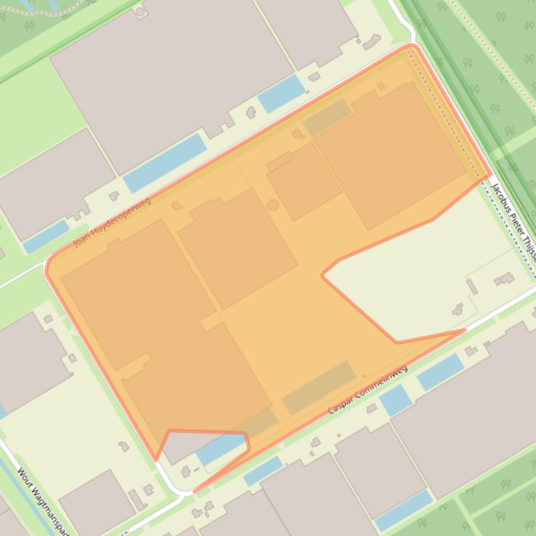 Kaart van postcodegebied 1331GC.