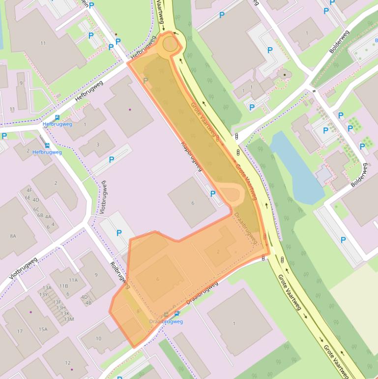 Kaart van postcodegebied 1332AC.