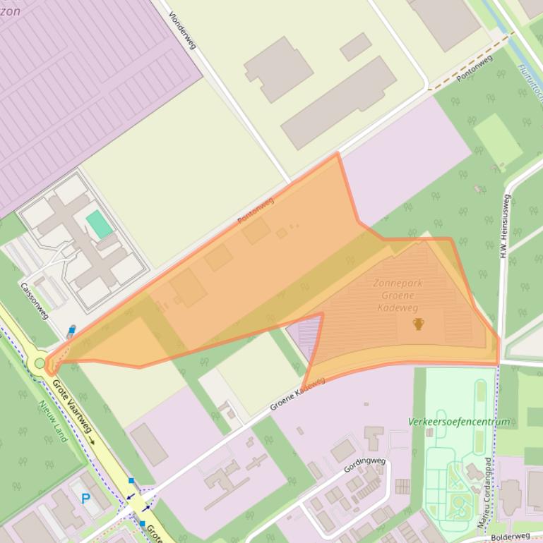 Kaart van postcodegebied 1332CA.