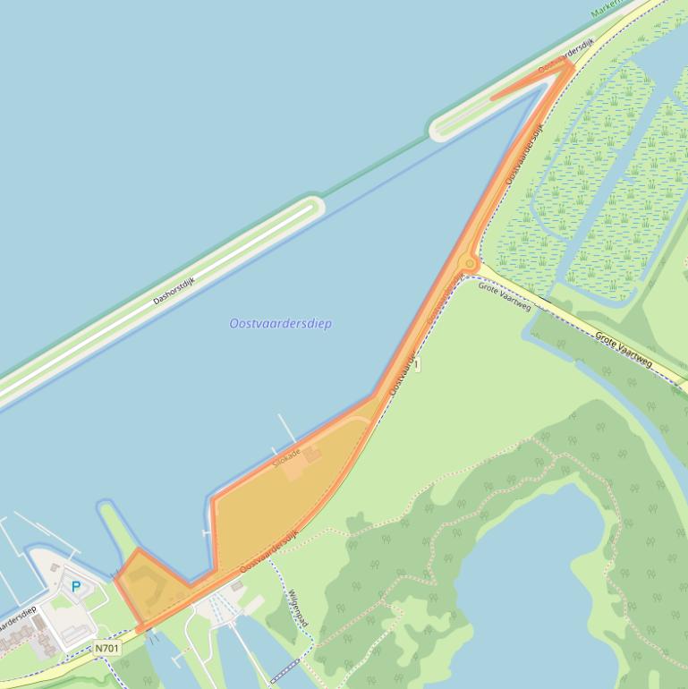 Kaart van postcodegebied 1332CN.