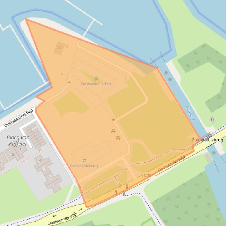 Kaart van postcodegebied 1332CR.