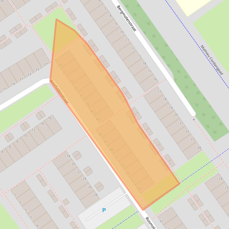 Kaart van postcodegebied 1333AD.