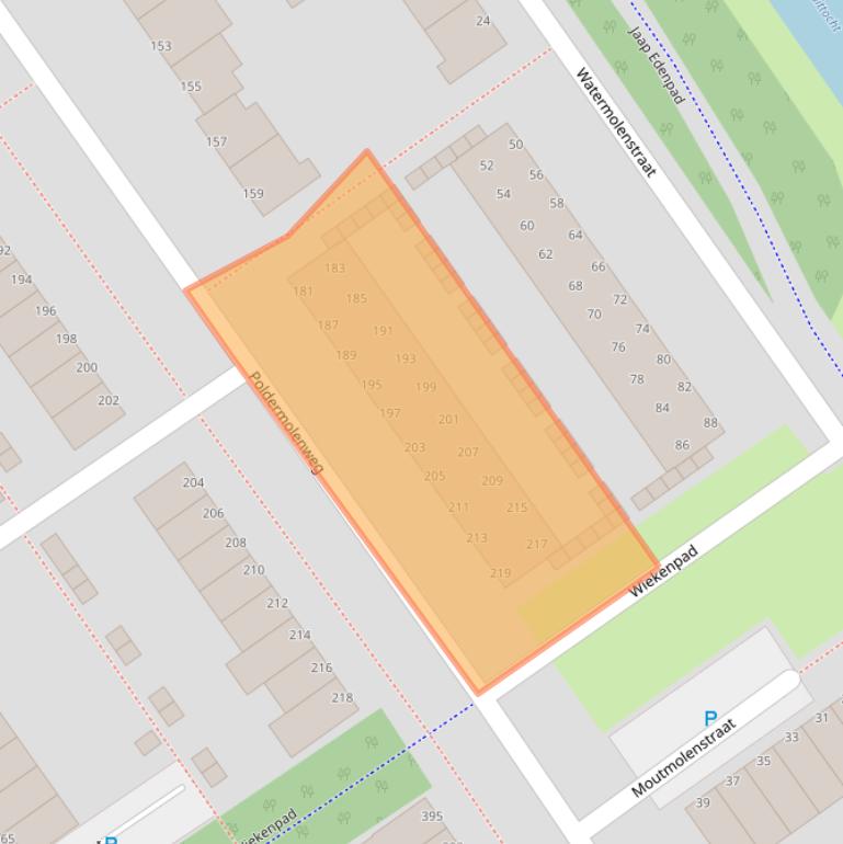 Kaart van postcodegebied 1333BC.