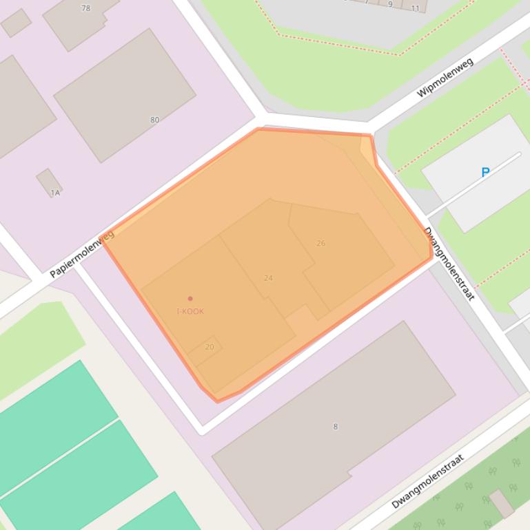 Kaart van postcodegebied 1333DG.