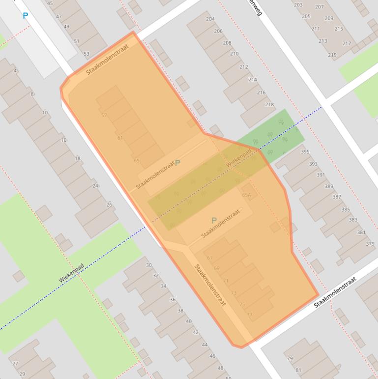 Kaart van postcodegebied 1333ES.