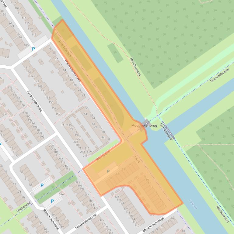 Kaart van postcodegebied 1333GE.