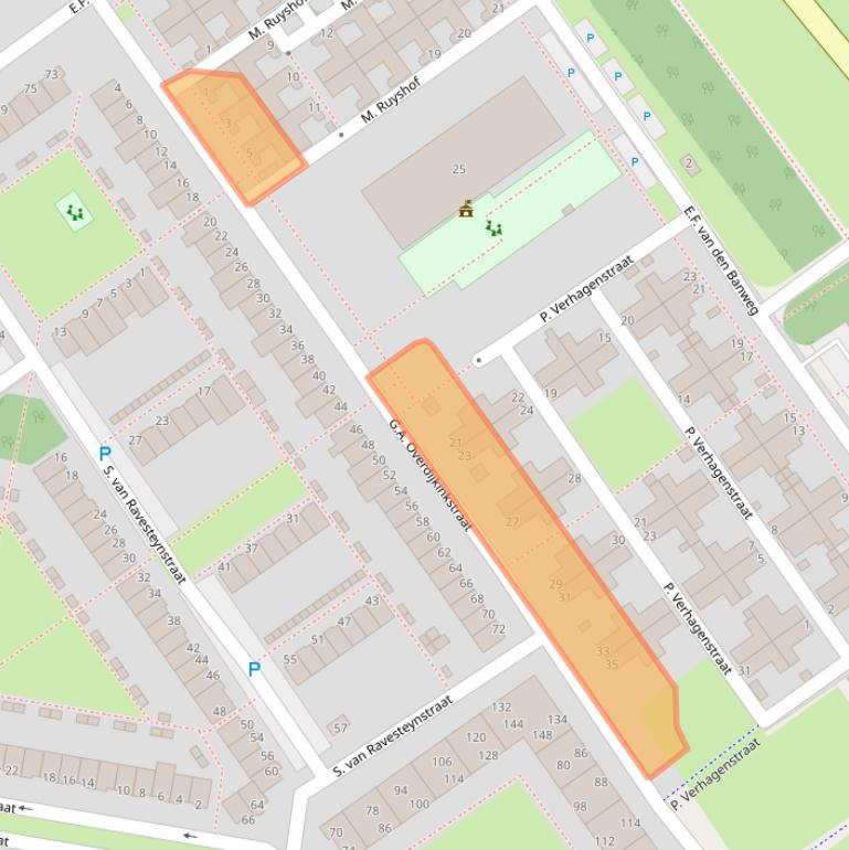 Kaart van postcodegebied 1333JK.