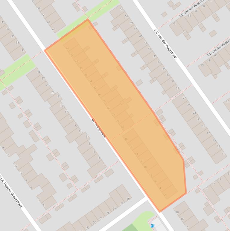Kaart van postcodegebied 1333KV.