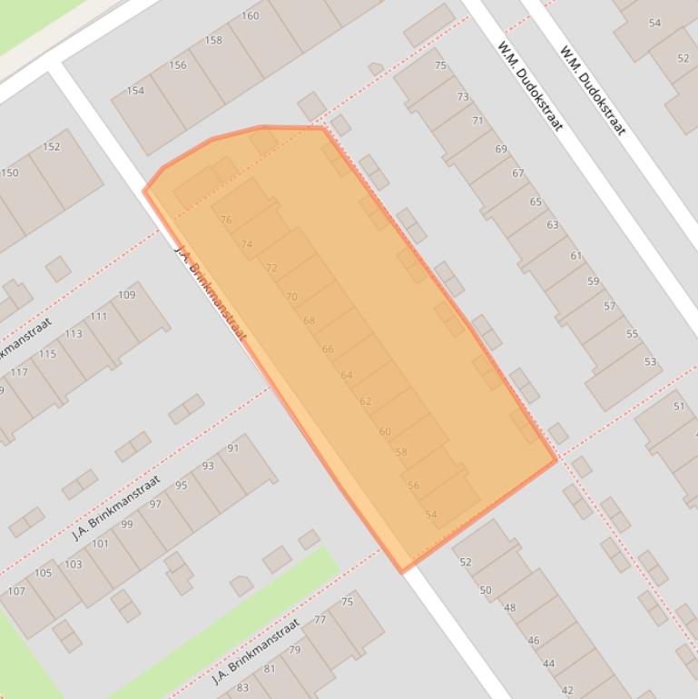 Kaart van postcodegebied 1333MH.