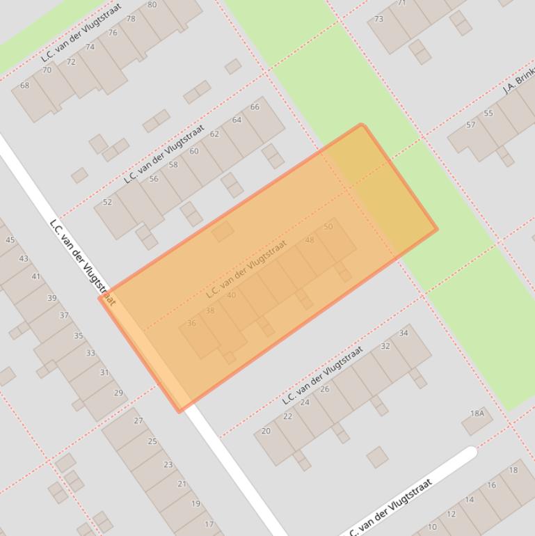 Kaart van postcodegebied 1333MN.