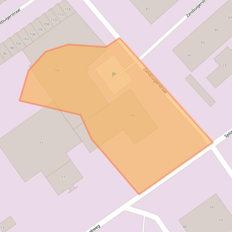 Kaart van postcodegebied 1333MZ.