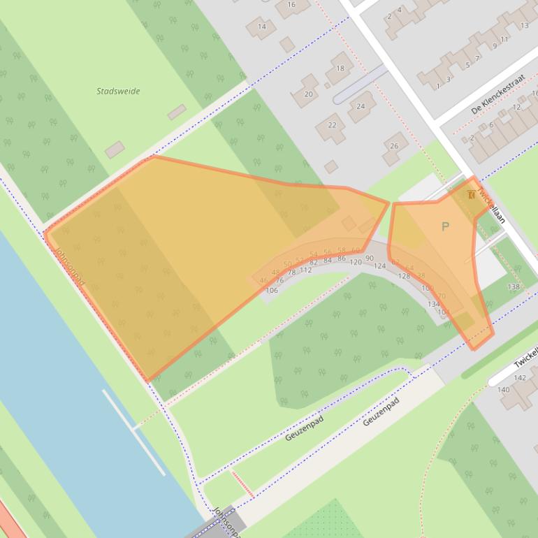 Kaart van postcodegebied 1333SB.