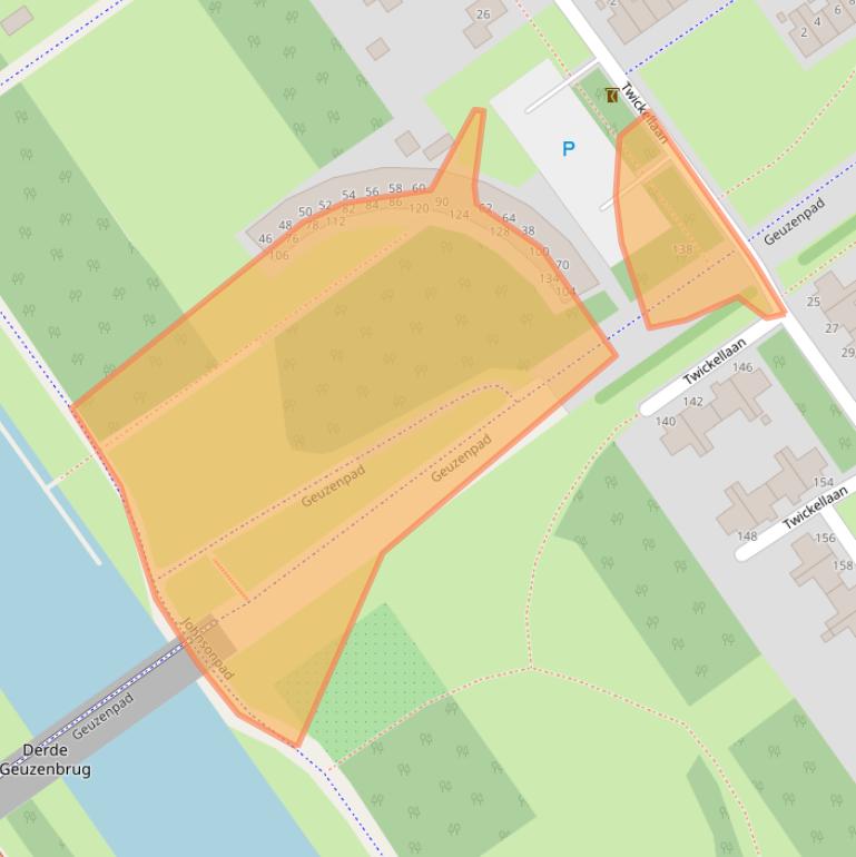 Kaart van postcodegebied 1333SC.