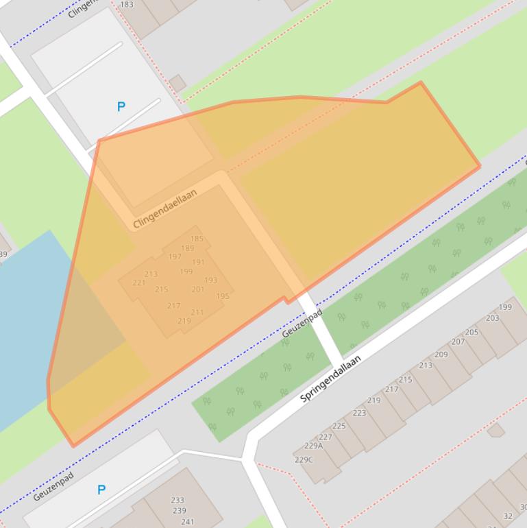 Kaart van postcodegebied 1333WH.