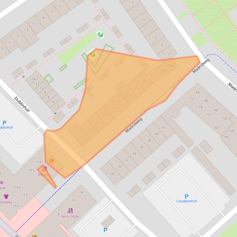 Kaart van postcodegebied 1334CN.