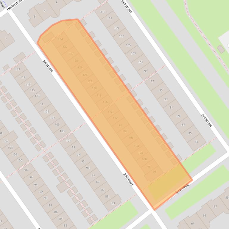 Kaart van postcodegebied 1335DM.