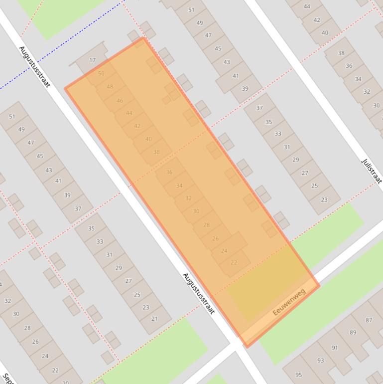 Kaart van postcodegebied 1335DV.