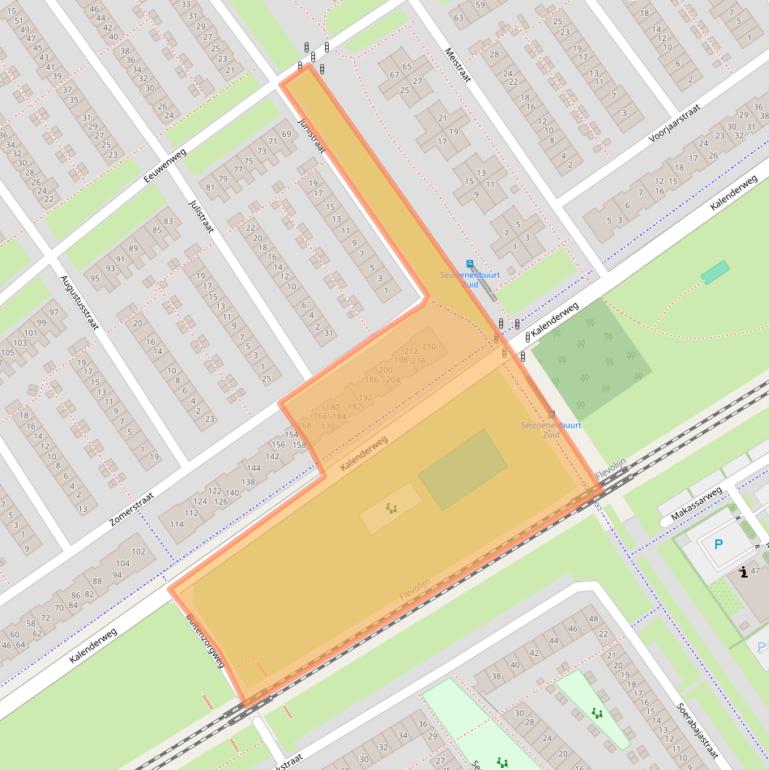 Kaart van postcodegebied 1335GP.