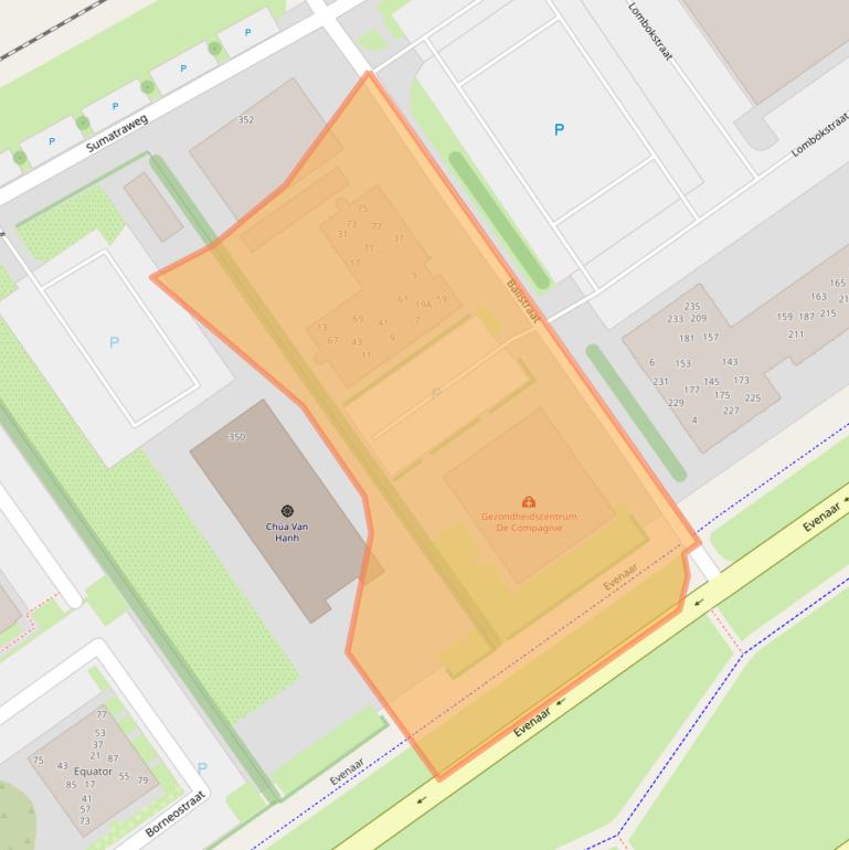 Kaart van postcodegebied 1335JN.