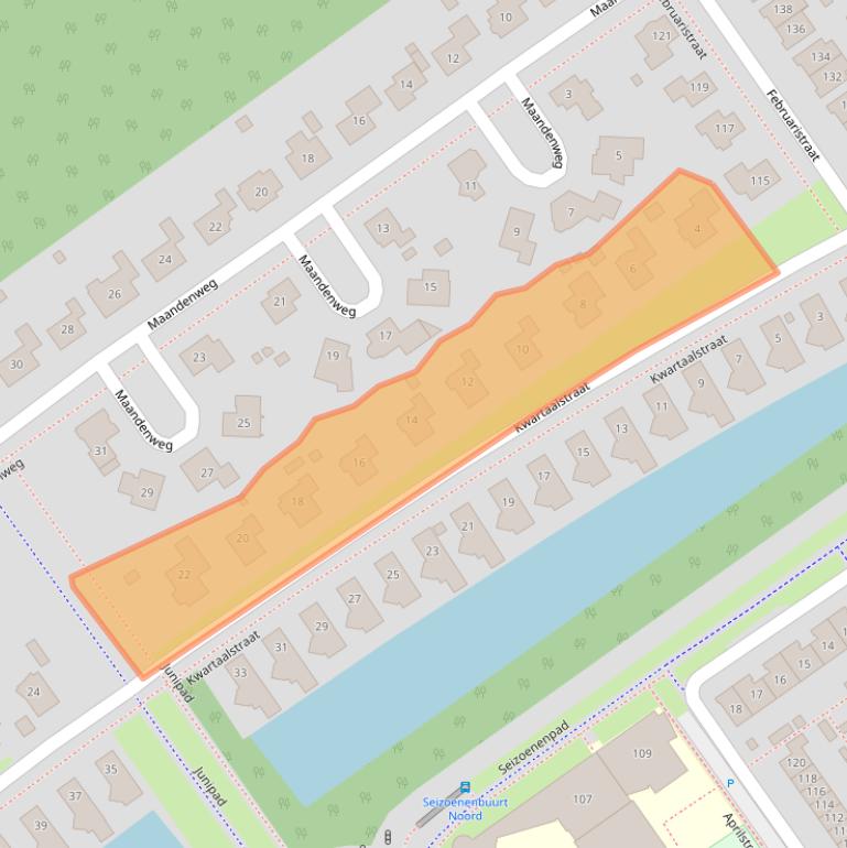 Kaart van postcodegebied 1335KE.