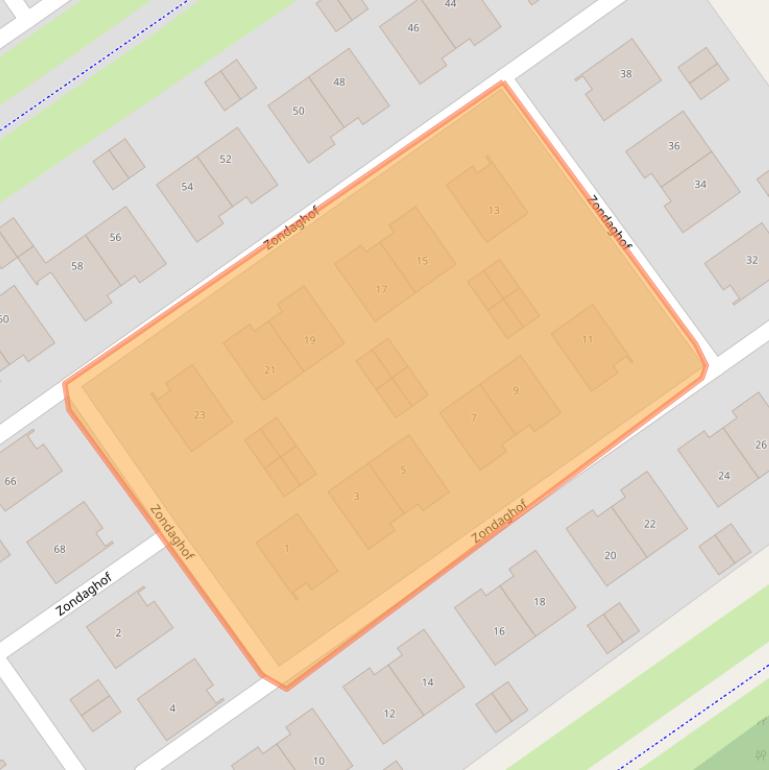 Kaart van postcodegebied 1335LB.