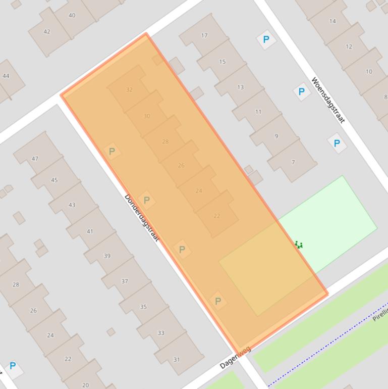 Kaart van postcodegebied 1335LN.