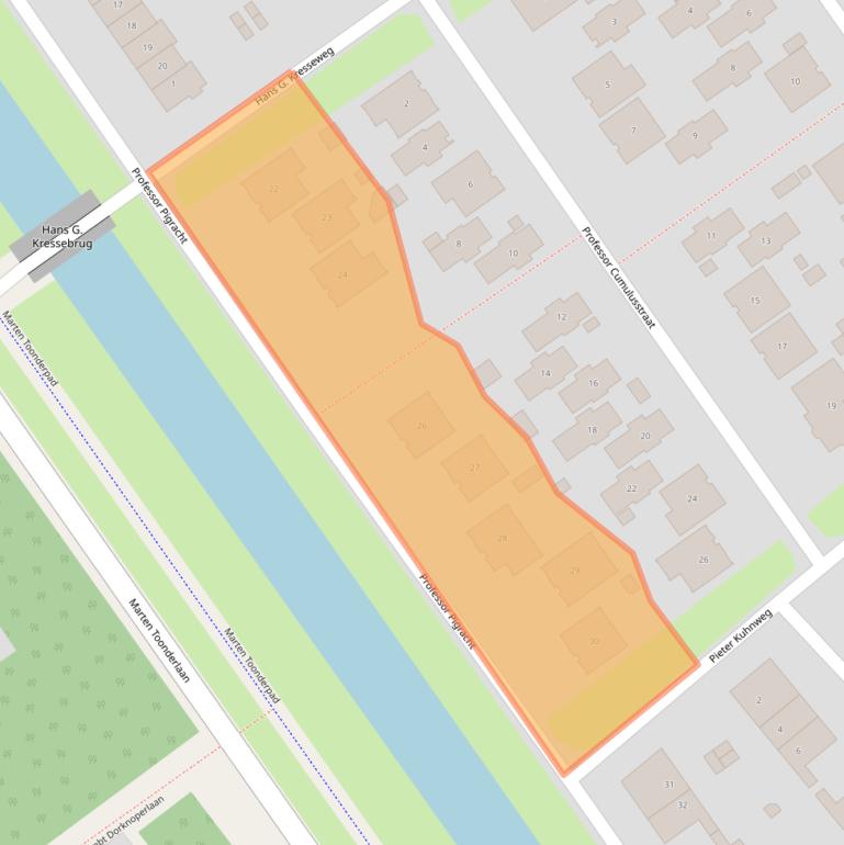 Kaart van postcodegebied 1336HA.