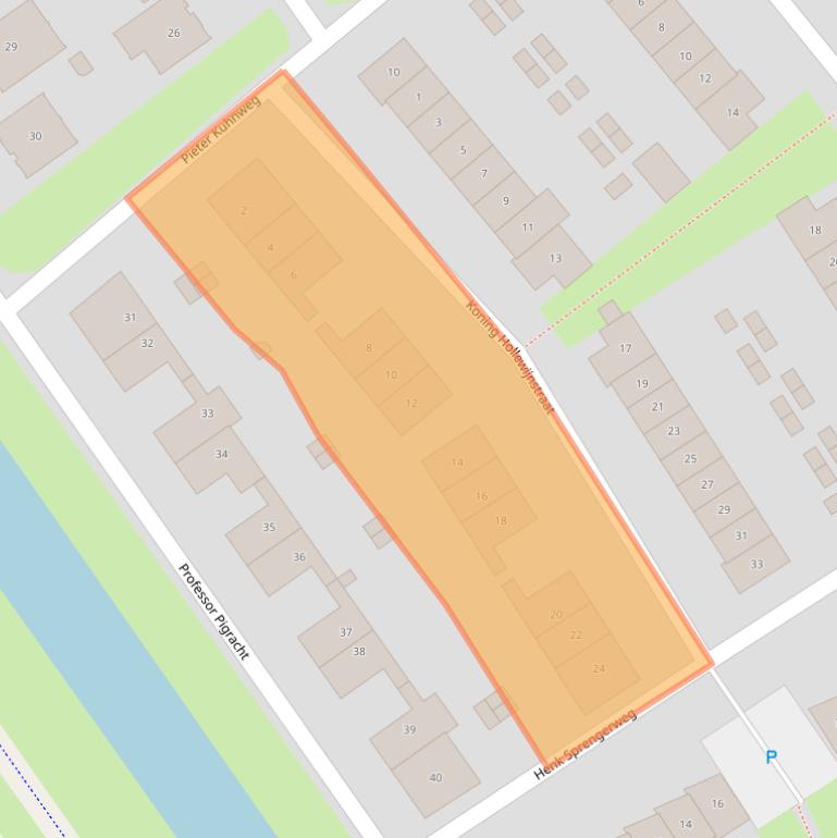 Kaart van postcodegebied 1336HM.