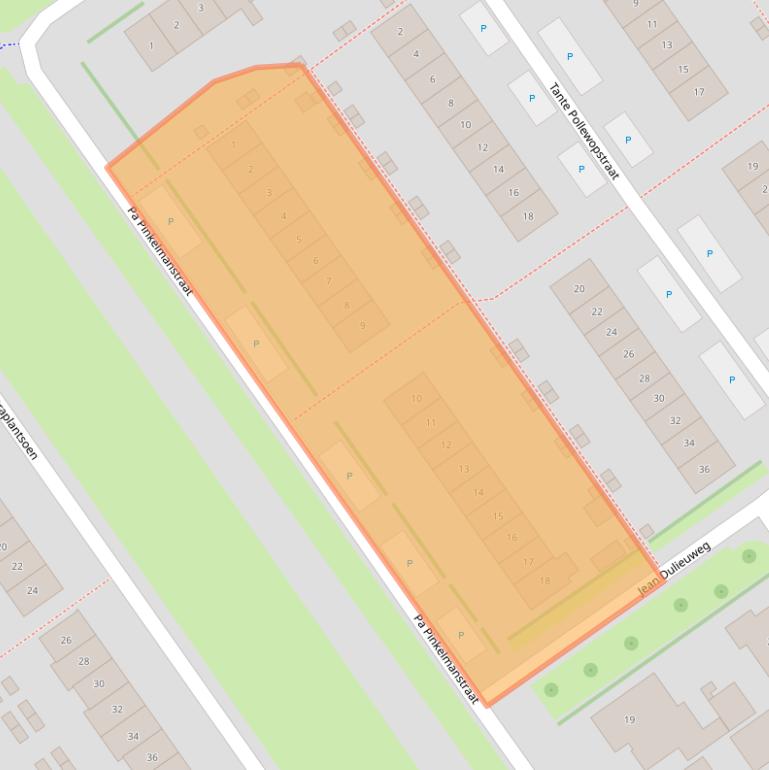 Kaart van postcodegebied 1336KA.