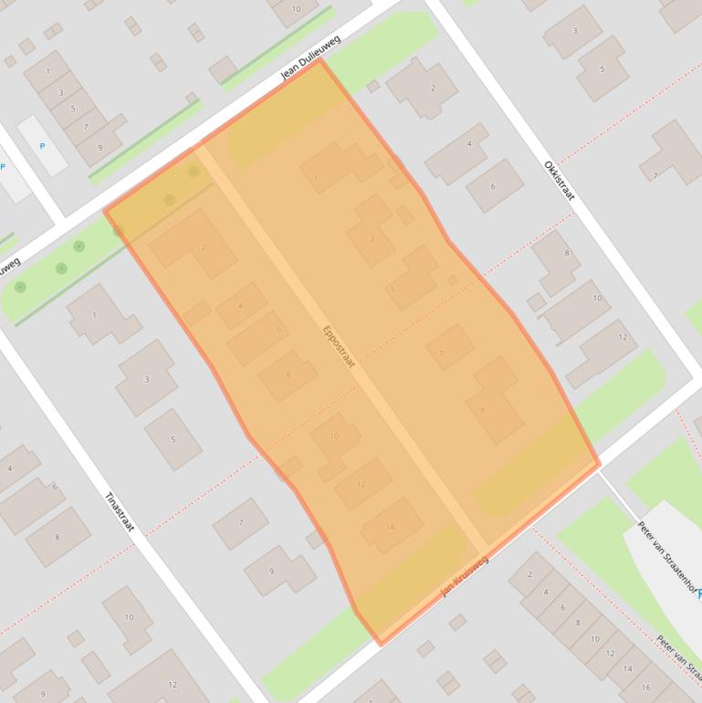 Kaart van postcodegebied 1336KS.