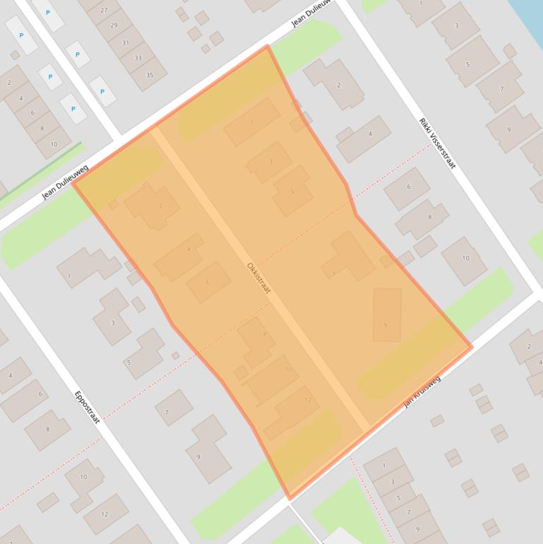 Kaart van postcodegebied 1336KT.