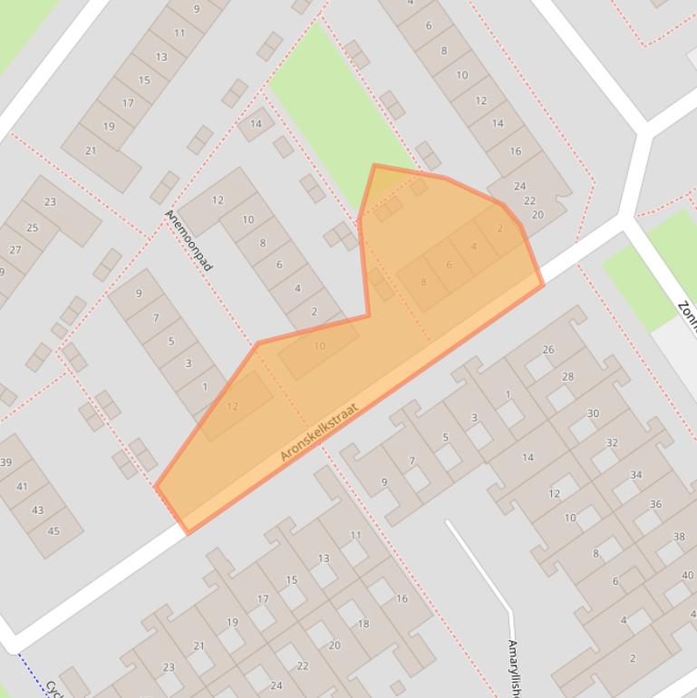 Kaart van postcodegebied 1338LG.