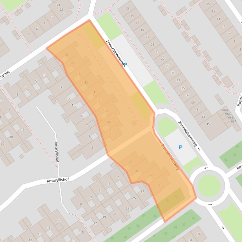 Kaart van postcodegebied 1338LW.