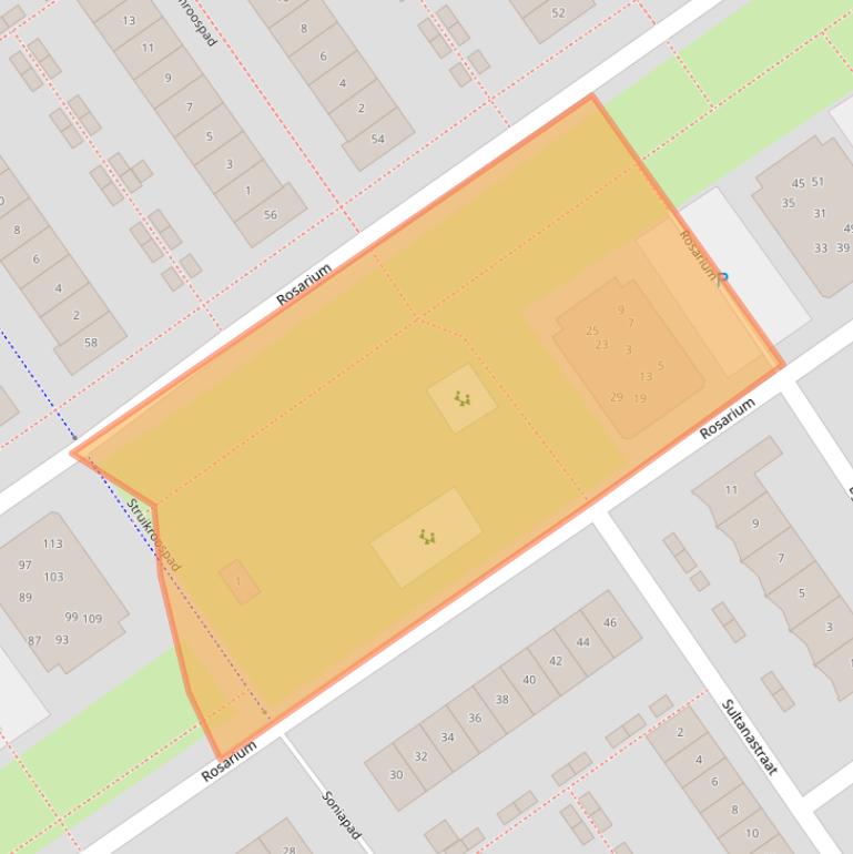 Kaart van postcodegebied 1338MP.