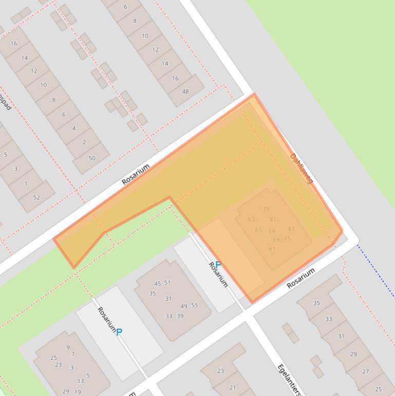 Kaart van postcodegebied 1338MS.