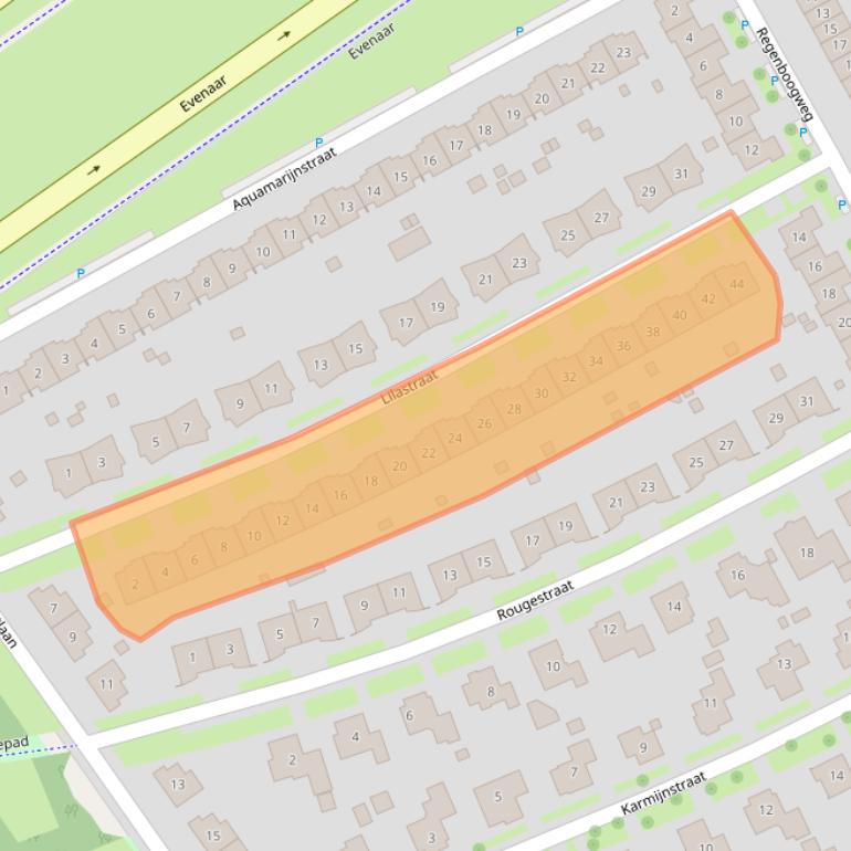 Kaart van postcodegebied 1339AH.