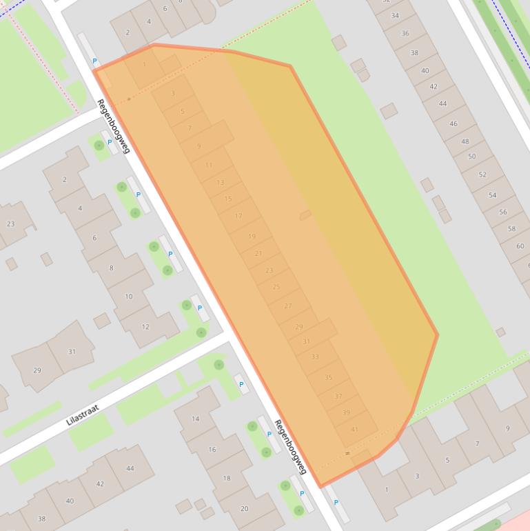 Kaart van postcodegebied 1339AL.