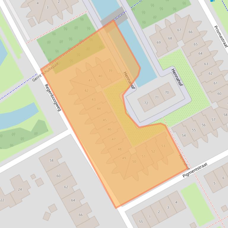 Kaart van postcodegebied 1339ED.