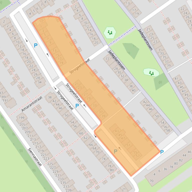 Kaart van postcodegebied 1339EG.